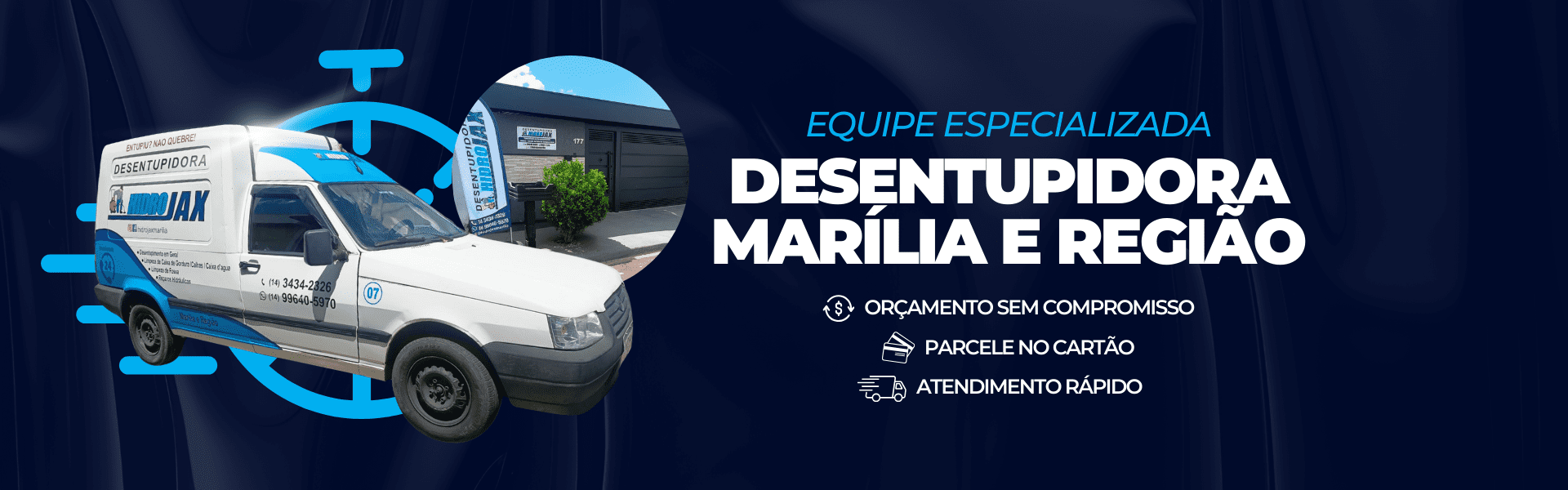 Desentupidora em Marília